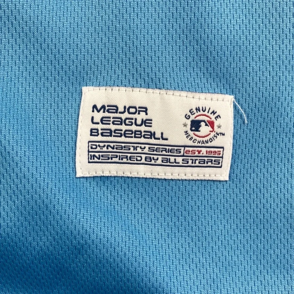 Texas Rangers Cooperstown Collection Baseball Jersey Powder Blue Mens Medium - Picture 4 of 8